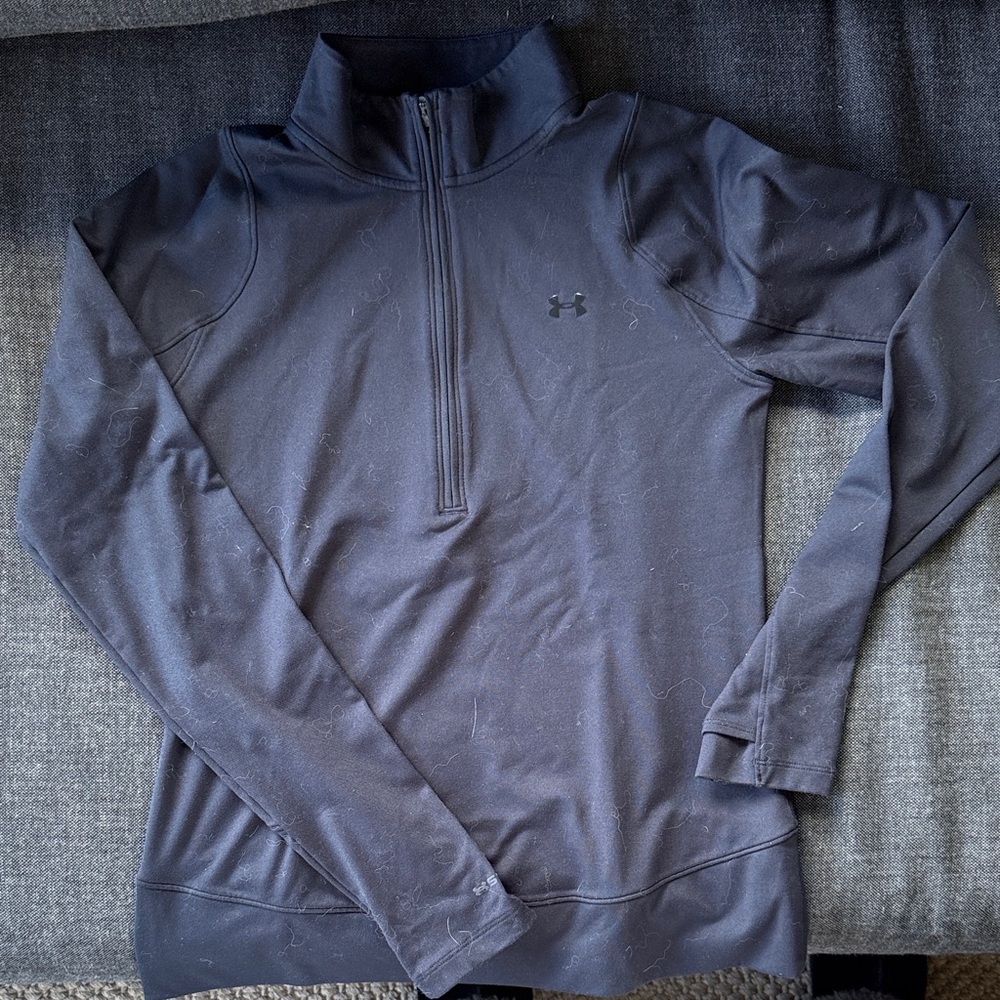 Under Armour Black Performance Half-Zip Pullover